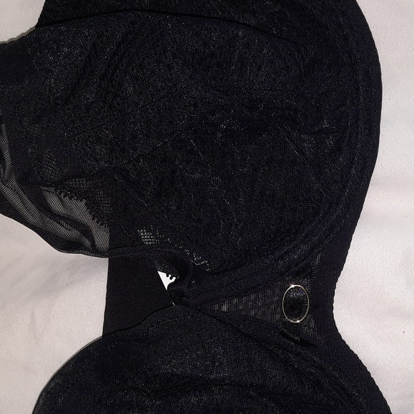Chantelle underwire unlined black bra, 32G, NWT! - Picture 2 of 6